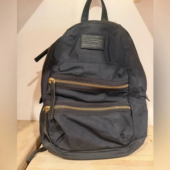 Marc Jacobs | Bags | Marc Jacobs Black Backpack With Gold  display picture 1